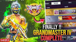 FINALLY GRANDMASTER COMPLETE | SOLO GRANDMASTER PUSH | SEASON 43 |