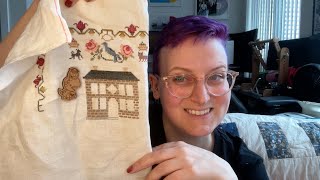 Flosstube #35 - February Recap + Canadian Cross Stitch Shopping Guide