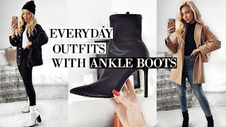 EVERYDAY OUTFITS WITH ANKLE BOOTS 2020! / CASUAL OUTFIT IDEAS