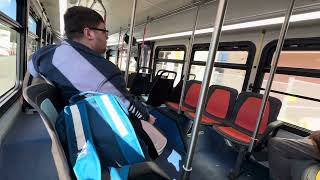 A Ride on MEVA 2023 Gillig BRT HEV #2314 Running Route 9