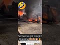 wife burns husbands belongings