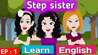 Step sister part 1 | English story | Learn English | Animated stories | Sunshine