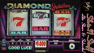 $5000 Denomination Slot Play Session on Diamond Jubilee!