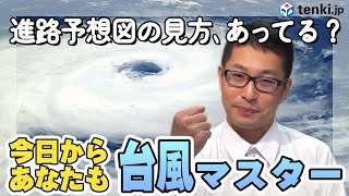 【解説】進路予想図の見方、あってる？台風を横から見るとどうなってる？プロが教える台風との付き合い方！【台風】