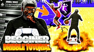 THE #1 BEGINNER DRIBBLE TUTORIAL W/HANDCAM ON NBA2K24! HOW TO GLITCH DRIBBLE WITH 6'5 - 6'9 BUILDS!