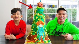 Jason celebrates his birthday party with friends and family