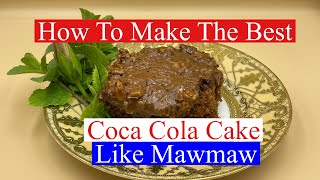 Coca-Cola Cake | Classic Southern Recipe | Faye Thompson | @southerncooking