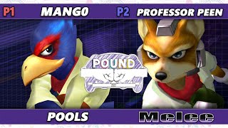 Pound 2022 - Mango  (Falco) Vs. Professor Peen (Fox) SSBM Smash Melee Tournament