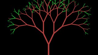 Python Turtle Graphics - Fractal Tree