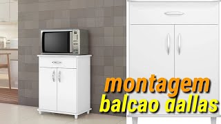 armário para bebedouro dacheri-balcão de cozinha dallas 2 portas 1 gaveta Branco dacheri.