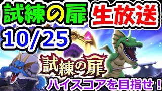 ドラクエウォーク 10月25日 試練の扉上級にライブでチャレンジ！【DQW実況】