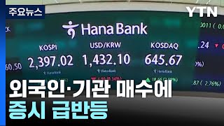 외국인·기관 매수에 증시 급반등...환율 1,420원대 / YTN