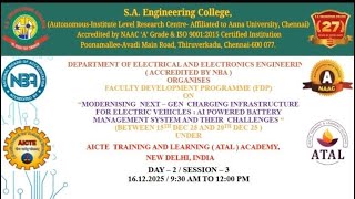 FACULTY DEVELOPMENT PROGRAMME (FDP) - DAY-2/SESSION - 3 - EEE