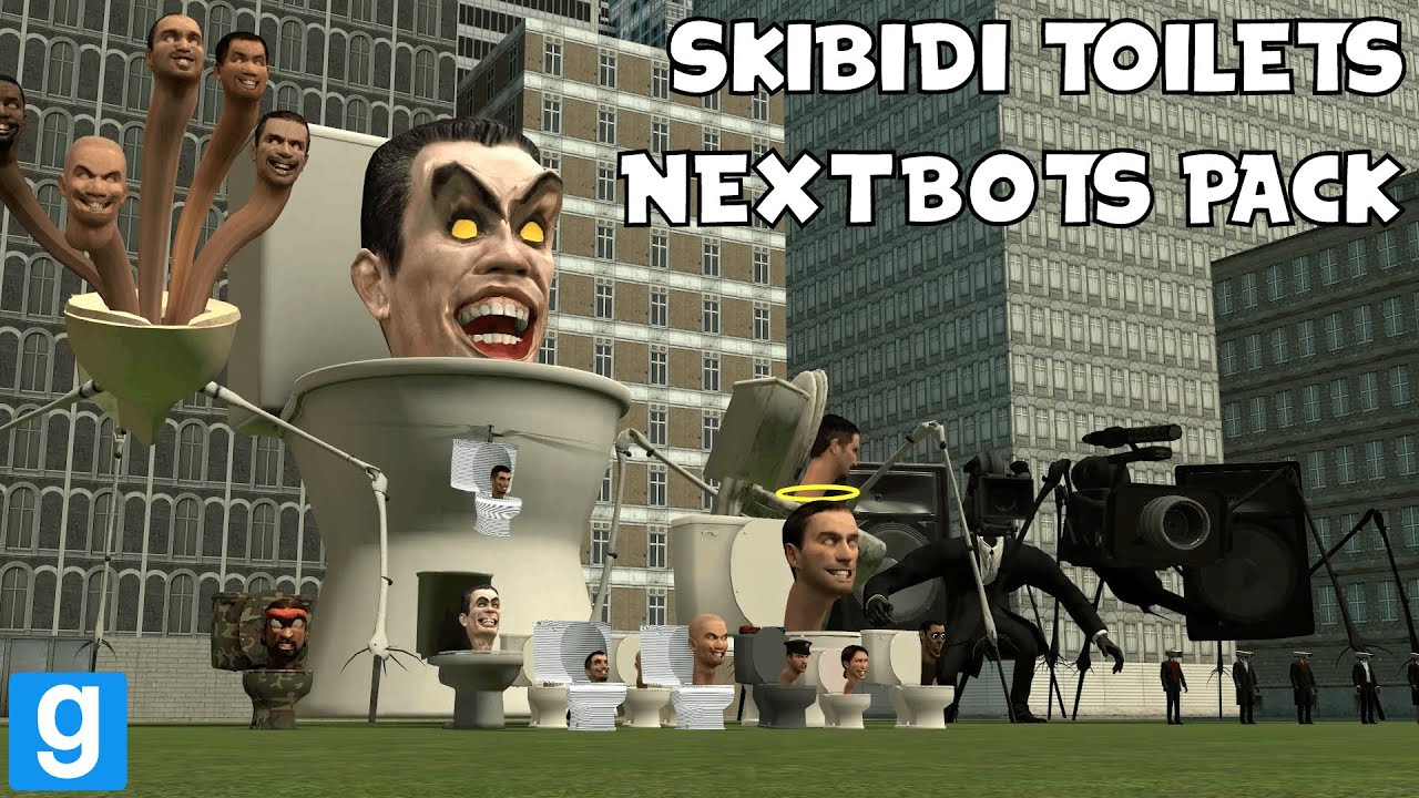 Gmod: Skibidi Toilets – Nextbots Pack // Cameraman-Nextbots Pack ...