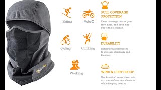 AstroAI Ski Mask Balaclava for Men \u0026 Women | Windproof Breathable Face Mask for Cycling, Motorcycle