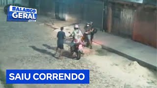 Tentativa de assalto é frustrada após vítima descobrir arma falsa