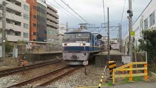 EF210-347牽引貨物列車　魚住駅付近にて2