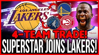 STAR PLAYER JOINS LAKERS IN HISTORIC 4-TEAM TRADE! SHOCKING REVELATION! TODAY'S LAKERS NEWS