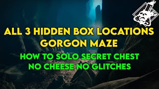 Destiny 2 - All 3 Hidden Boxes in Gorgon Maze. SOLO SECRET CHEST!