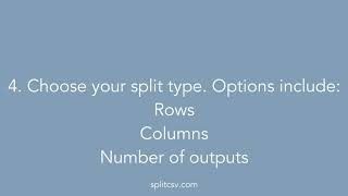 How to split a large csv into multiple files