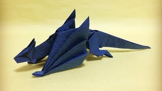 Ancient Dragon Kamiya Satoshi Origami Folding Fast Motion