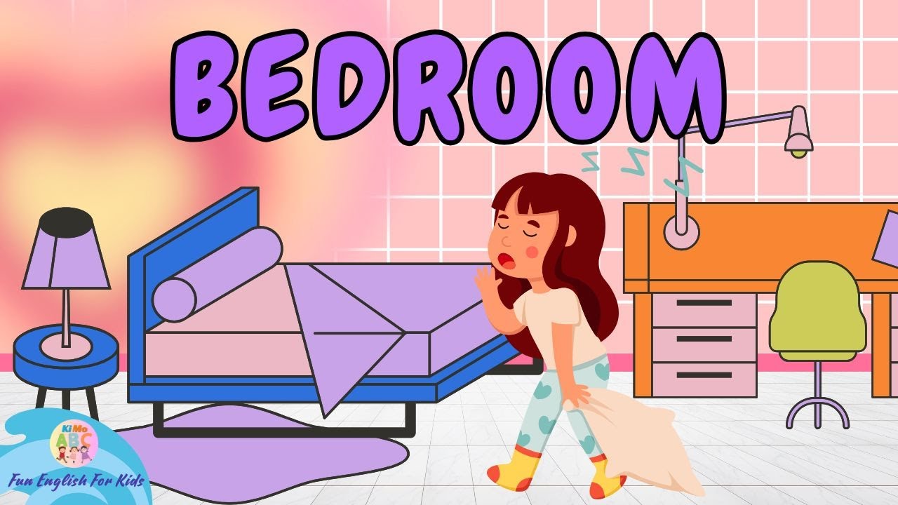 House Words Bedroom Vocabulary Fun For Kids Youtube
