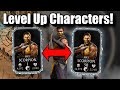 How to LEVEL UP Characters Fast and Easy in MK Mobile!