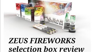 ZEUS FIREWORKS PULSAR SELECTION BOX REVIEW 💥💥CHEAP JUST £24.99