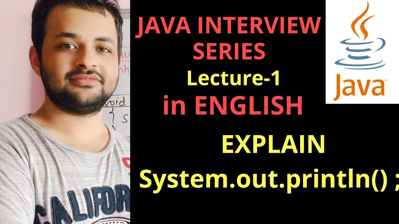 Explain System Out Println In Java In English Java Interview