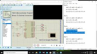 Binary To Decimal Conversion with 8051 Microcontroller