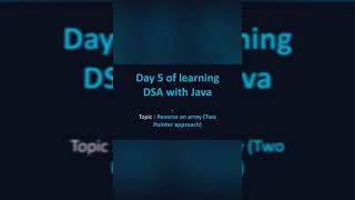 Day - 5 (Reverse an array using pointer)