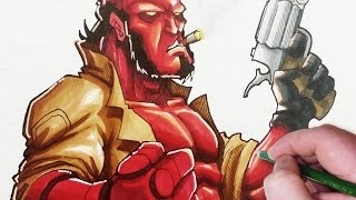 Let's Draw Hellboy