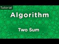 How To Solve Algorithms - Two Sum
