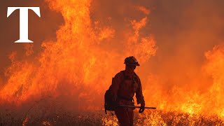 Multiple new wildfires strike California