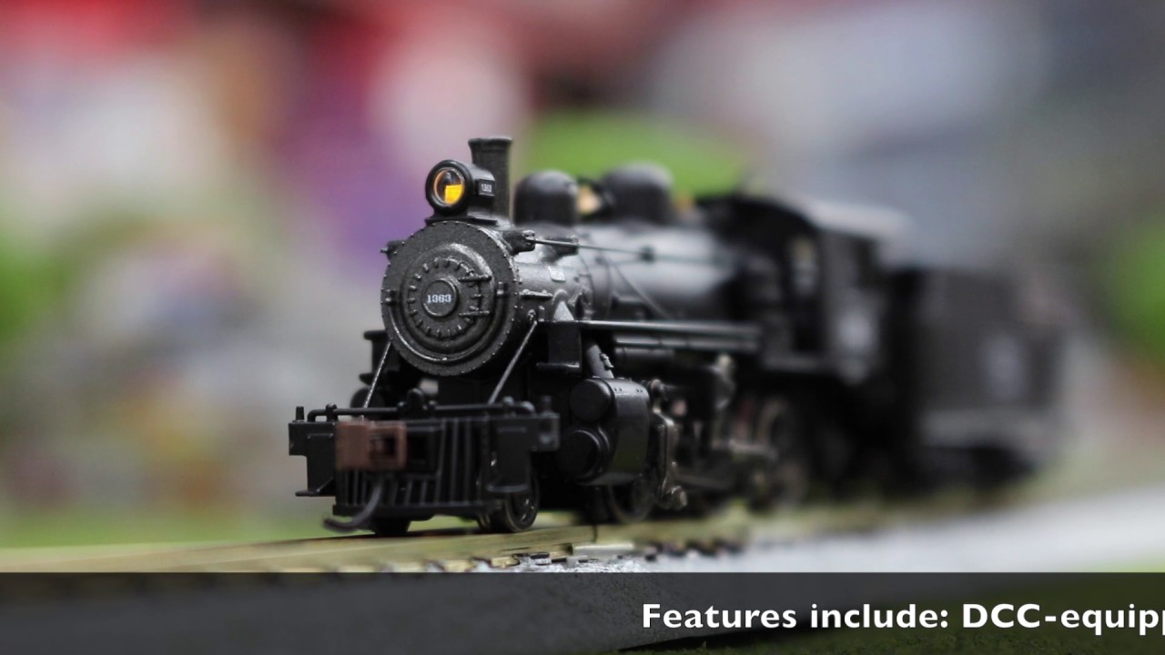 Bachmann N Scale 2-6-0 DCC Equipped - YouTube