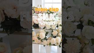 What are high-end silk flowers? #weddingflowers