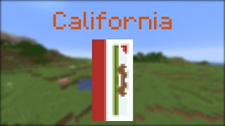 How to make the State Flag of California (CA) | Minecraft