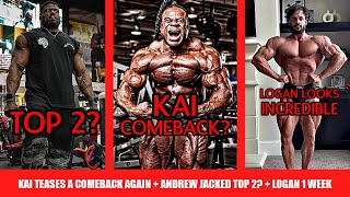 Kai Greene Teases a 2025 Comeback + Can Andrew Jacked Crack Top 2? + Logan Looks Incredible