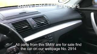 BMW E87LCI 5 dørs 118D N47 årg. 2008 2,0L 143HK