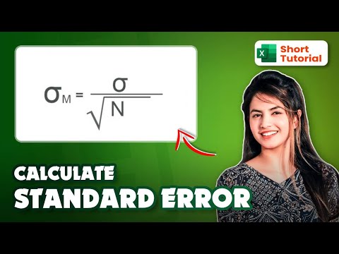 How to Calculate Standard Error in Excel 2024