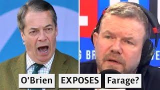 James OBrien ROASTS Nigel Farage And Racists Over X Ban!