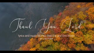 "Thank You, Lord" Lyric Video