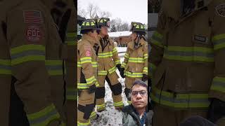 Hopefully they learned a very valuable lesson #firefighter #cold #shelter