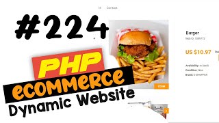 #224 PHP Ecommerce website development | Adding quantity to query | MVC OOP - Quick programming