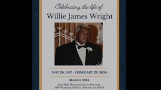 The Homegoing Celebration of Willie James Wright | Full Funeral & Burial Service (1937–2024)