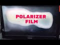 how to chang polarizer film LCD samsung 32inh/replace polarizer film [restoration]