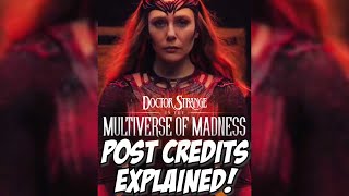 DOCTOR STRANGE In The Multiverse Of Madness POST-CREDITS Scene EXPLAINED In 60 Seconds! #Shorts