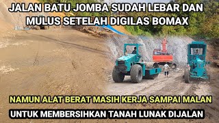 Batu Jomba Terbaru // Sore Ini Jalan Sudah Bagus Dan Mulus // Namun Alat Berat Masih Lembur Mlm