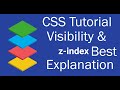 CSS Tutorial: Visibility & z-index Explained | Web Development Tutorials on code solutions msahils