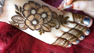 Very beautiful feet 👣 mehndi design | Teej ,Rakhi Mehndi | mehndi ka design | mehndi design | Mehndi